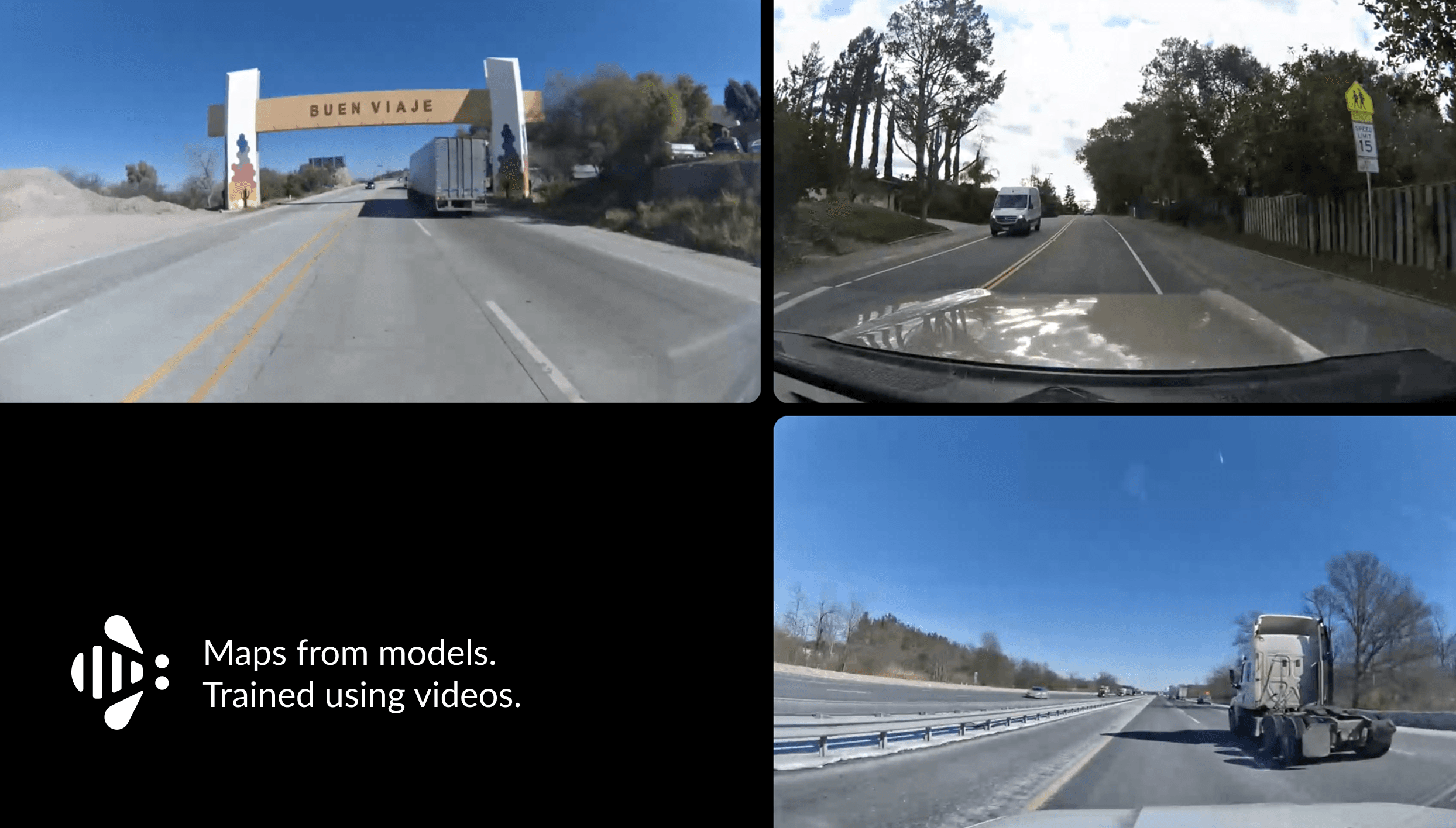 The inversion: maps come from AI world models, not the other way around